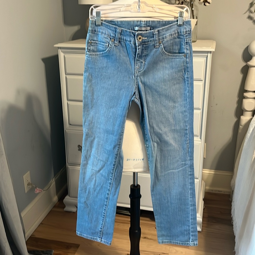 Bandolinoblu Mandie Jeans Straight Leg Light Wash Womens 4P